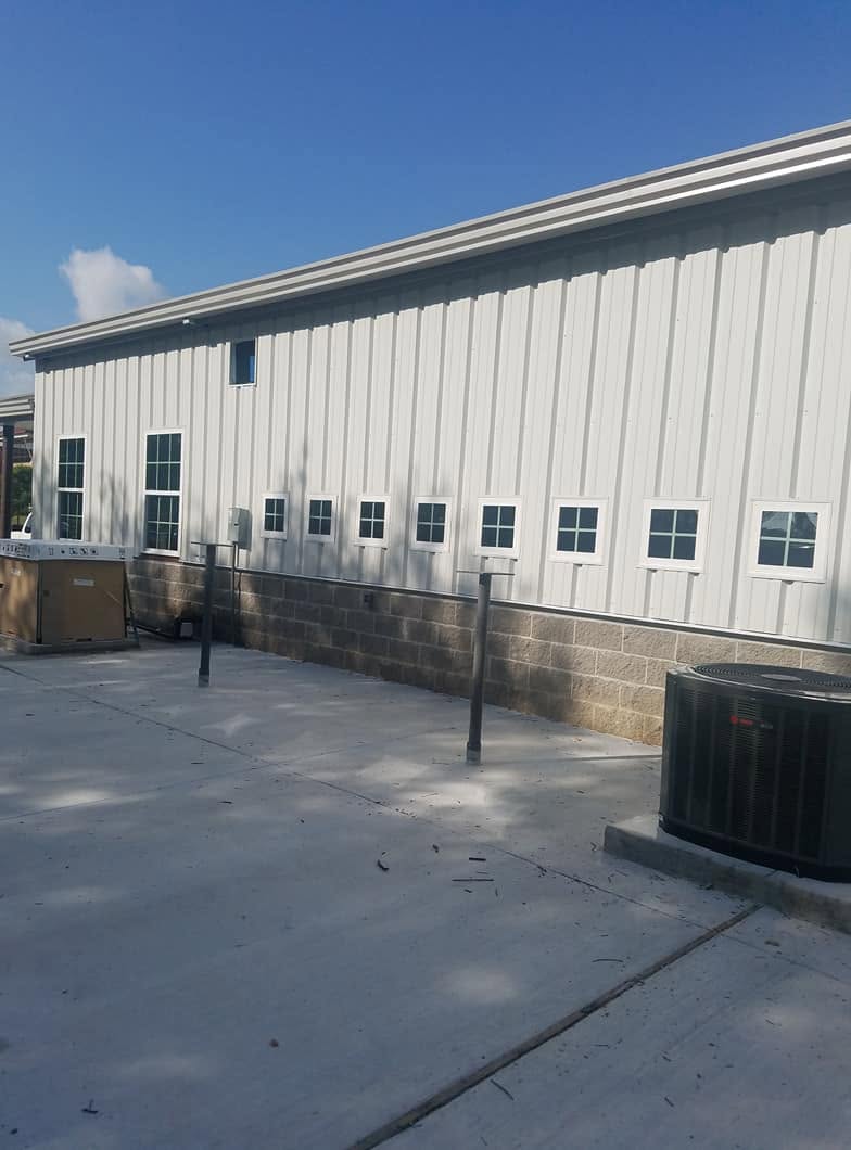 Row of commercial windows