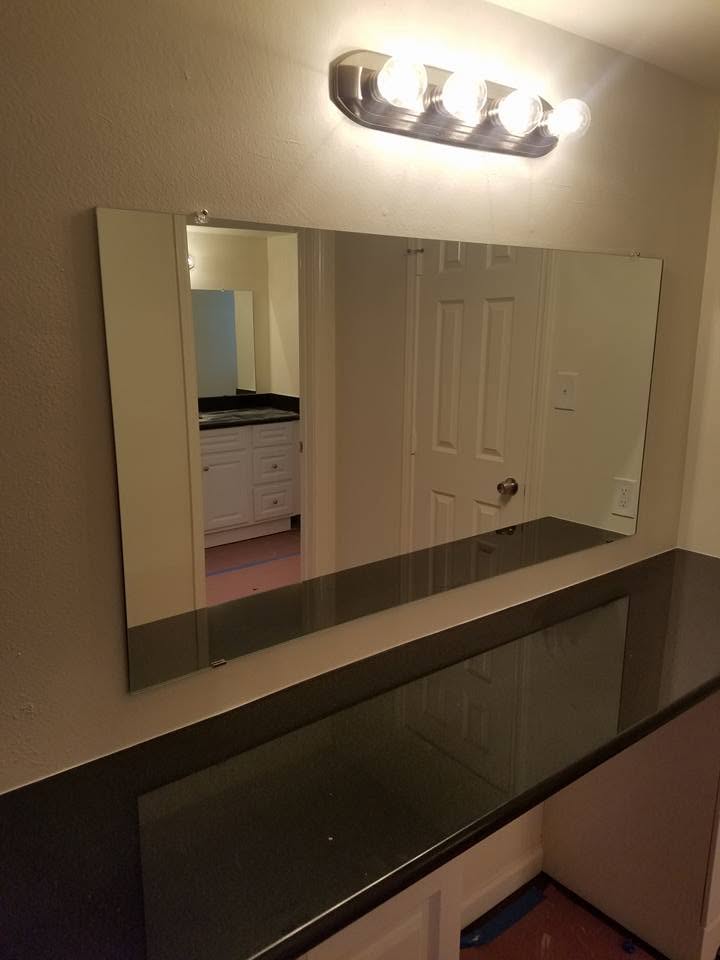 Custom cut mirror